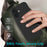 For iPhone 16 Plus Case Liquid Silicone Soft Lining Back Phone Cover - Black - 7