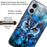 For iPhone 16 Case Lightweight Tempered Glass Back TPU Phone Cover Pattern Printed - Forest Owl - 2