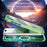 For iPhone 16 Pro Magnetic Case PC+TPU+PET Drop-Proof Clear Phone Cover - Green - 3