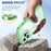 For iPhone 16 Pro Magnetic Case PC+TPU+PET Drop-Proof Clear Phone Cover - Green - 5