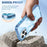 For iPhone 16 Pro Max Case Compatible with MagSafe PC + TPU Clear Phone Cover with PET Screen Film - Blue - 5