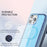 For iPhone 16 Pro Max Case Compatible with MagSafe PC + TPU Clear Phone Cover with PET Screen Film - Blue - 7