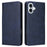 For iPhone 16 Plus Case Leather Phone Cover with RFID Blocking Wallet - Blue - 1