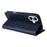 For iPhone 16 Plus Case Leather Phone Cover with RFID Blocking Wallet - Blue - 4