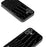 ABEEL For iPhone 16 Case Crocodile Texture Genuine Cow Leather Coated PC+TPU Phone Cover - Black - 2
