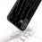 ABEEL For iPhone 16 Case Crocodile Texture Genuine Cow Leather Coated PC+TPU Phone Cover - Black - 3