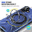 For iPhone 16 Plus Case Compatible with MagSafe Kickstand TPU+PC Phone Cover - Navy Blue - 3