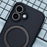 For iPhone 16 Plus Case Compatible with MagSafe Kickstand TPU+PC Phone Cover Carbon Fiber Texture - 7