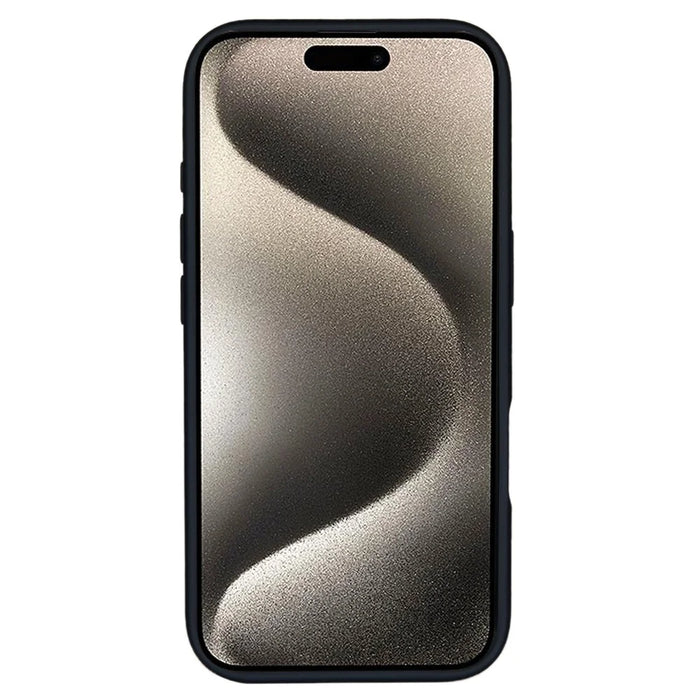 For iPhone 16 Pro Max Magnetic Case TPU+PC Carbon Fiber Texture Phone Cover Rotatable Ring Holder - 2
