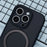 For iPhone 16 Pro Max Magnetic Case TPU+PC Carbon Fiber Texture Phone Cover Rotatable Ring Holder - 7