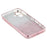 KADEM For iPhone 16 Plus Case TPU Phone Cover Glitter Gradient Ring Kickstand Function - Rose Gold - 5