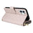 For iPhone 16 Leather Case Zipper Wallet Phone Bag with Shoulder Strap and Hand Strap - Beige - 5