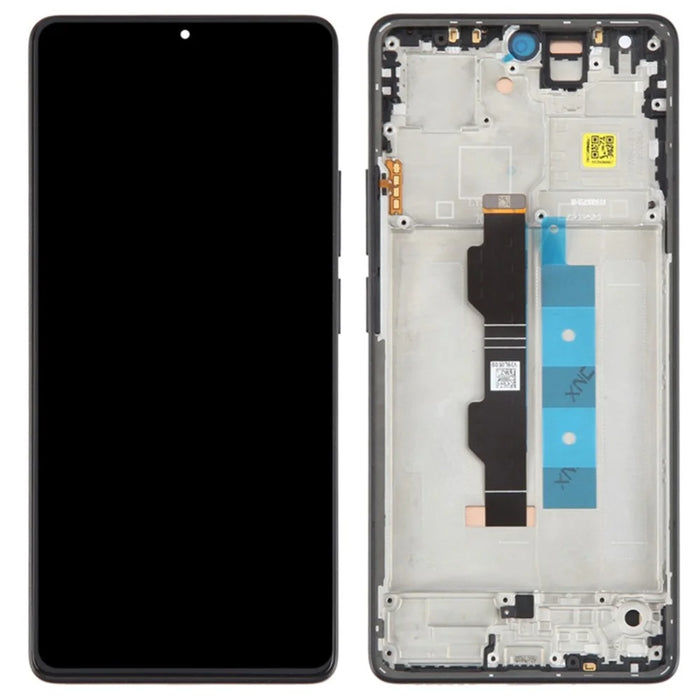 For Xiaomi Redmi Note 13 Pro 4G / Poco M6 Pro 4G Grade C LCD Screen and Digitizer Assembly + Frame Part (TFT Technology) (Without Logo) - Black - 1