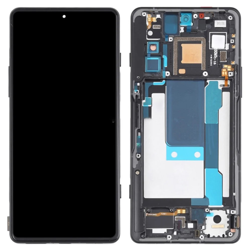 For Xiaomi Poco F3 GT / Redmi K40 Gaming OEM Grade S OLED Screen and Digitizer Assembly + Frame Part (Without Logo) - Black - 1