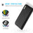 DUX DUCIS Hivo Series Phone Case for iPhone 14 Pro Full Protection Genuine Leather Folio Flip Wallet Cover Stand RFID Blocking Shell - Black - 5