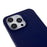 For iPhone 16 Pro Max Case Matte TPU Cell Phone Cover Adjustable Neck Cord Strap - Dark Blue - 4