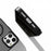 For iPhone 16 Pro Max Case Compatible with MagSafe Translucent Back TPU+PC Phone Cover - Black - 3