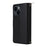 R20 For iPhone 14 / 13 Case Zipper Pocket Leather Phone Cover Stand View - Black - 7