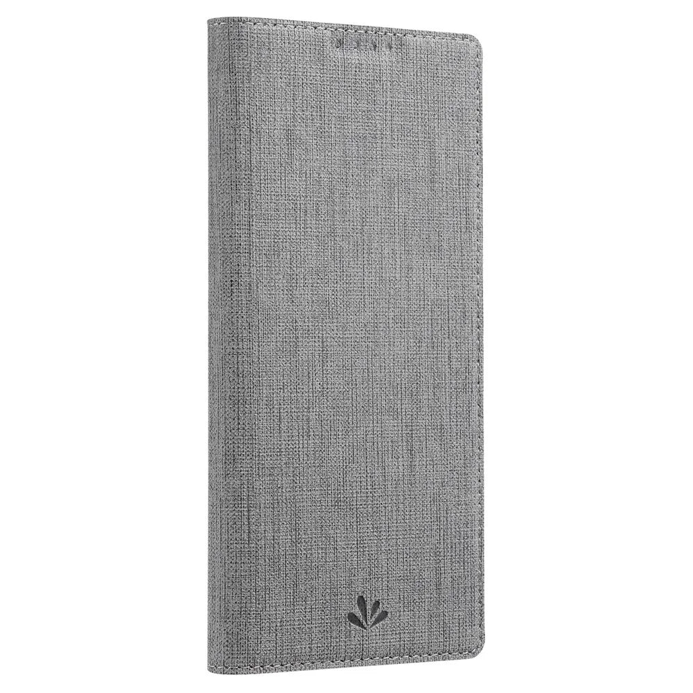 VILI DMX Series For Sharp Aquos Wish4 Case Card Slot PU Leather Stand Phone Cover - Grey - 7