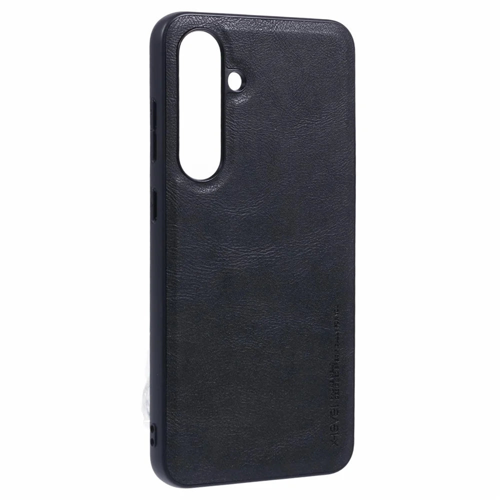 X-LEVEL Bojue-3 Series For Samsung Galaxy A25 5G (Global) (161.0 X 76.5 X 8.3mm) Case PU Leather Phone Back Cover - Black - 3