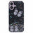 AW Series For iPhone 16 Plus Case Epoxy PVC Butterfly TPU Aesthetics Phone Cover - Black - 3