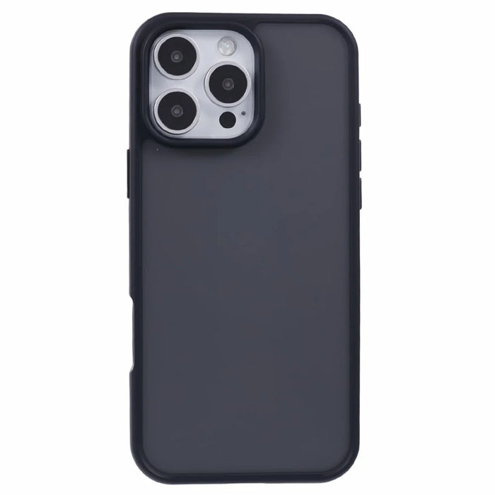 X-LEVEL For iPhone 16 Pro Case Acrylic + TPU Rubberized Shockproof Phone Cover - Black - 3