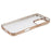 X-LEVEL For iPhone 16 Pro Max Case Clear PC Back Electroplated Phone Cover - Gold - 4