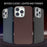 For iPhone 15 Pro Max Case Compatible with MagSafe Hard PC Phone Cover Carbon Fiber Pattern - Blue / Green - 5