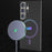 For Samsung Galaxy S24 Ultra Magnetic Case Carbon Fiber Pattern Hard PC Phone Cover - Black / Blue - 2