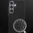 For Samsung Galaxy S24 Ultra Magnetic Case Carbon Fiber Pattern Hard PC Phone Cover - Black / Blue - 4