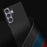 For Samsung Galaxy S24 Ultra Magnetic Case Carbon Fiber Pattern Hard PC Phone Cover - Black / Blue - 5