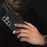 For Samsung Galaxy S24 Ultra Magnetic Case Carbon Fiber Pattern Hard PC Phone Cover - Black / Blue - 7