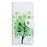 For iPhone 16 Case Pattern Printing PU Leather Wallet Phone Cover Stand View - Green Tree - 4