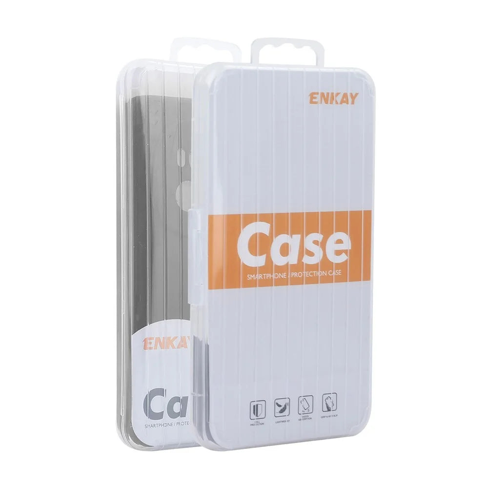 ENKAY HAT PRINCE For OnePlus 12 5G Case Anti-Drop Straight Edge Silicone Phone Cover - Beige - 7