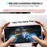 For iPhone 13 Pro Case Acrylic+TPU Reinforced Corners Protective Cover with Lens Film - Pink - 3