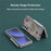 GW181 For Samsung Galaxy Z Fold6 5G Case Pattern Design Hard PC Kickstand Phone Cover - Big Heart - 2
