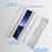 GW181 For Samsung Galaxy Z Fold6 5G Case Pattern Design Hard PC Kickstand Phone Cover - Big Heart - 4