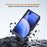 GW181 For Samsung Galaxy Z Fold6 5G Case Rubberized Hard PC Kickstand Phone Cover - Navy Blue - 5