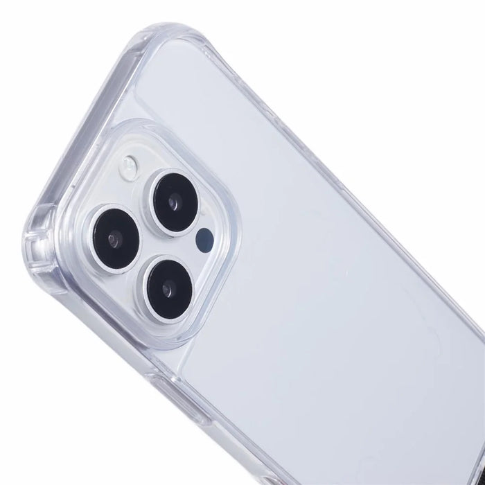 For iPhone 15 Pro Case Transparent TPU+PC Crossbody Lanyard Phone Cover - 6
