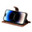For iPhone 15 Pro Case 2 in 1 Detachable Magnetic Leather Wallet Mobile Cover with Strap - Brown - 5