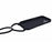 For iPhone 16 Plus Case TPU Protective Crossbody Lanyard Phone Cover - Black - 3