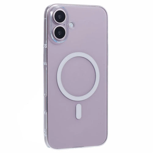 X-LEVEL For iPhone 16 Plus Magnetic Case Slim Shockproof Hard PC Clear Phone Cover - Transparent - 1