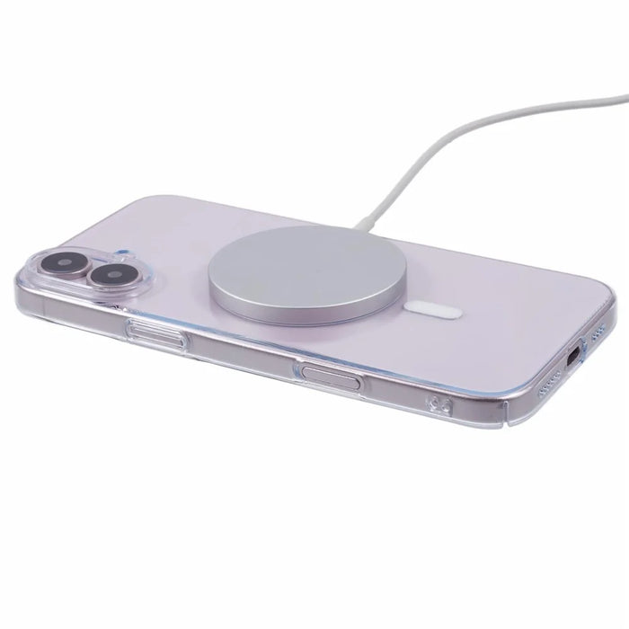 X-LEVEL For iPhone 16 Plus Magnetic Case Slim Shockproof Hard PC Clear Phone Cover - Transparent - 4