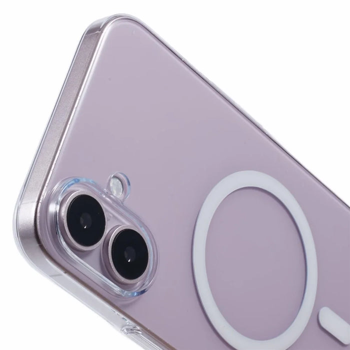 X-LEVEL For iPhone 16 Plus Magnetic Case Slim Shockproof Hard PC Clear Phone Cover - Transparent - 7