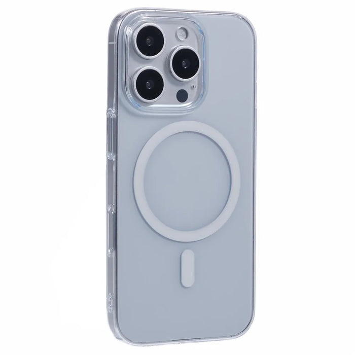 X-LEVEL For iPhone 16 Pro Magnetic Case Transparent Back Slim Hard PC Phone Cover - Transparent - 1