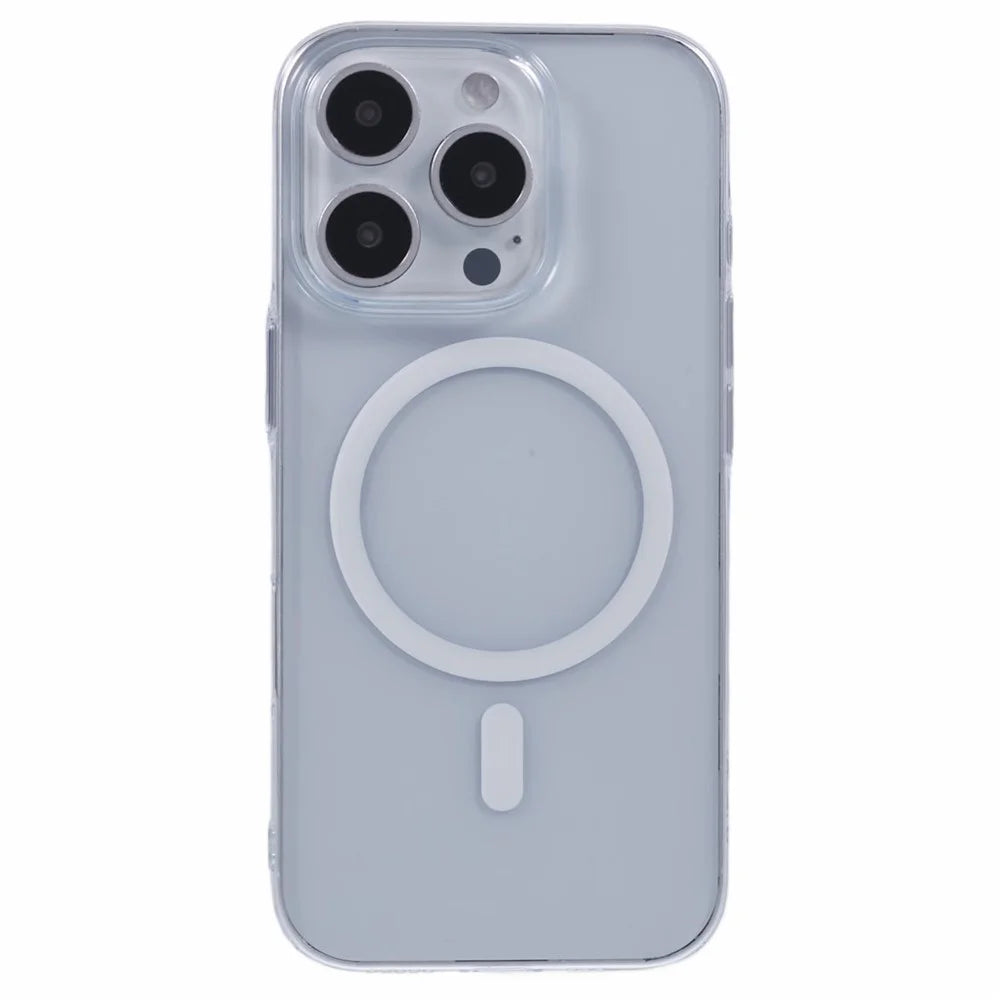 X-LEVEL For iPhone 16 Pro Magnetic Case Transparent Back Slim Hard PC Phone Cover - Transparent - 3