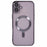 X-LEVEL For iPhone 16 Plus Magnetic Case Electroplating TPU Phone Cover with Lens Film - Grey - 3