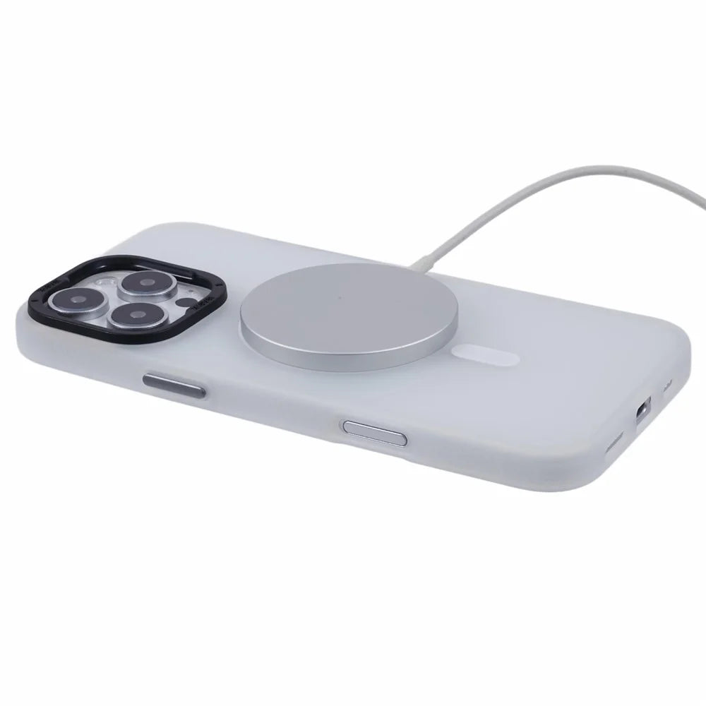 X-LEVEL For iPhone 16 Pro Case Compatible with MagSafe Matte Back PC + TPU Phone Cover - White - 4