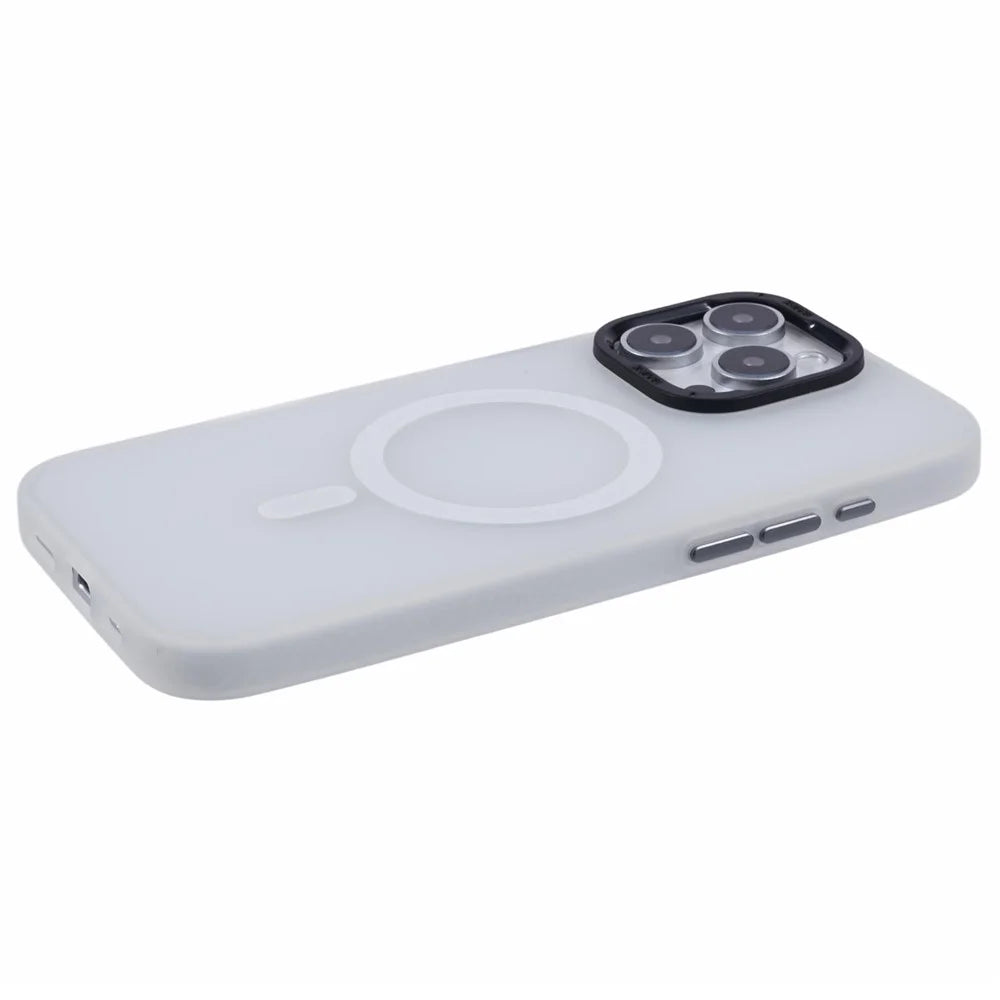 X-LEVEL For iPhone 16 Pro Case Compatible with MagSafe Matte Back PC + TPU Phone Cover - White - 6