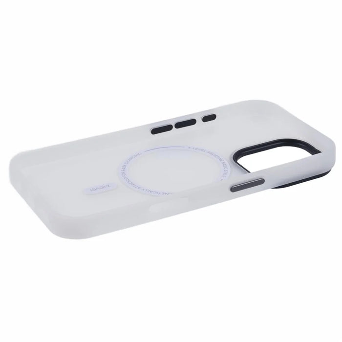 X-LEVEL For iPhone 16 Case Compatible with MagSafe PC + TPU Phone Cover Anti-Fingerprints - White - 5